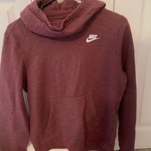 Maroon Nike “Funnel-Neck” Hoodie